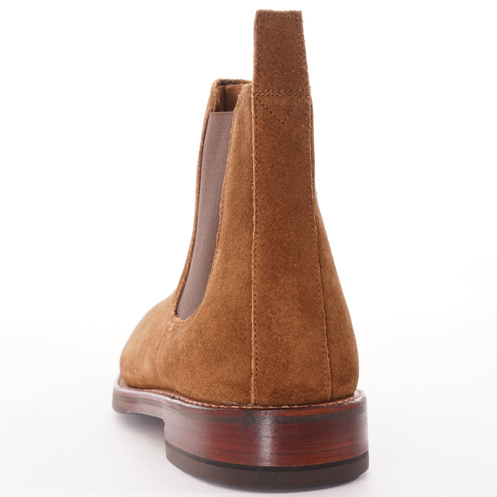 Grenson Warren Suede Chelsea Boots - Snuff