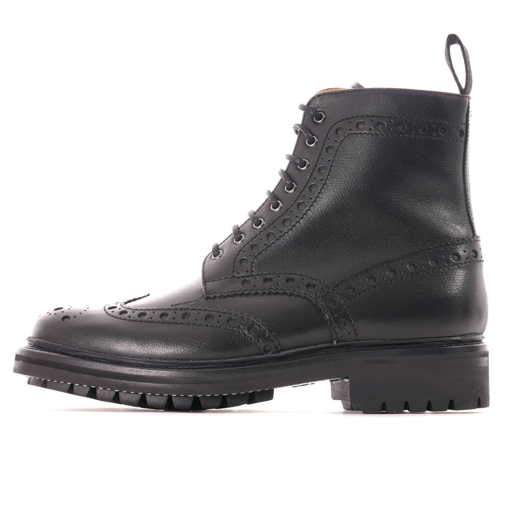 Grenson Fred Brogue Boot - Black