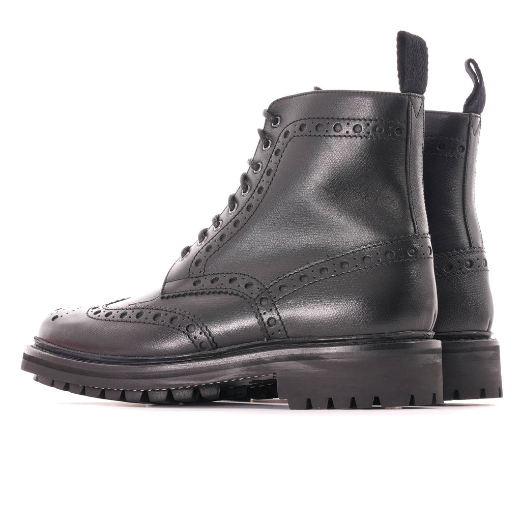 Grenson Fred Brogue Boot - Black