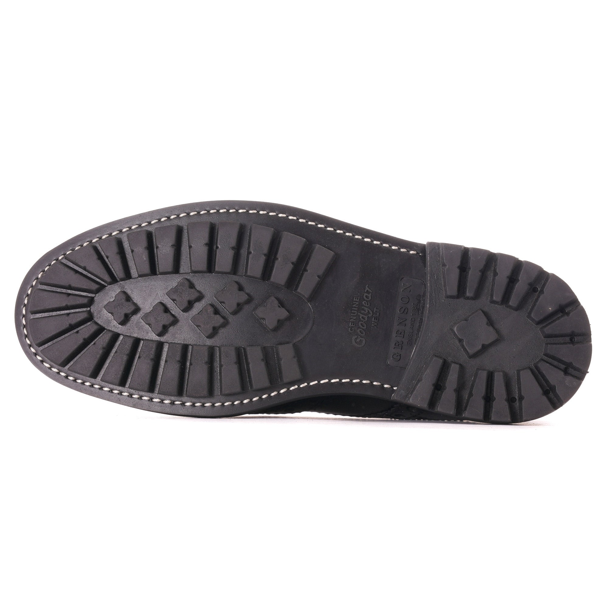 Grenson Fred Brogue Boot - Black
