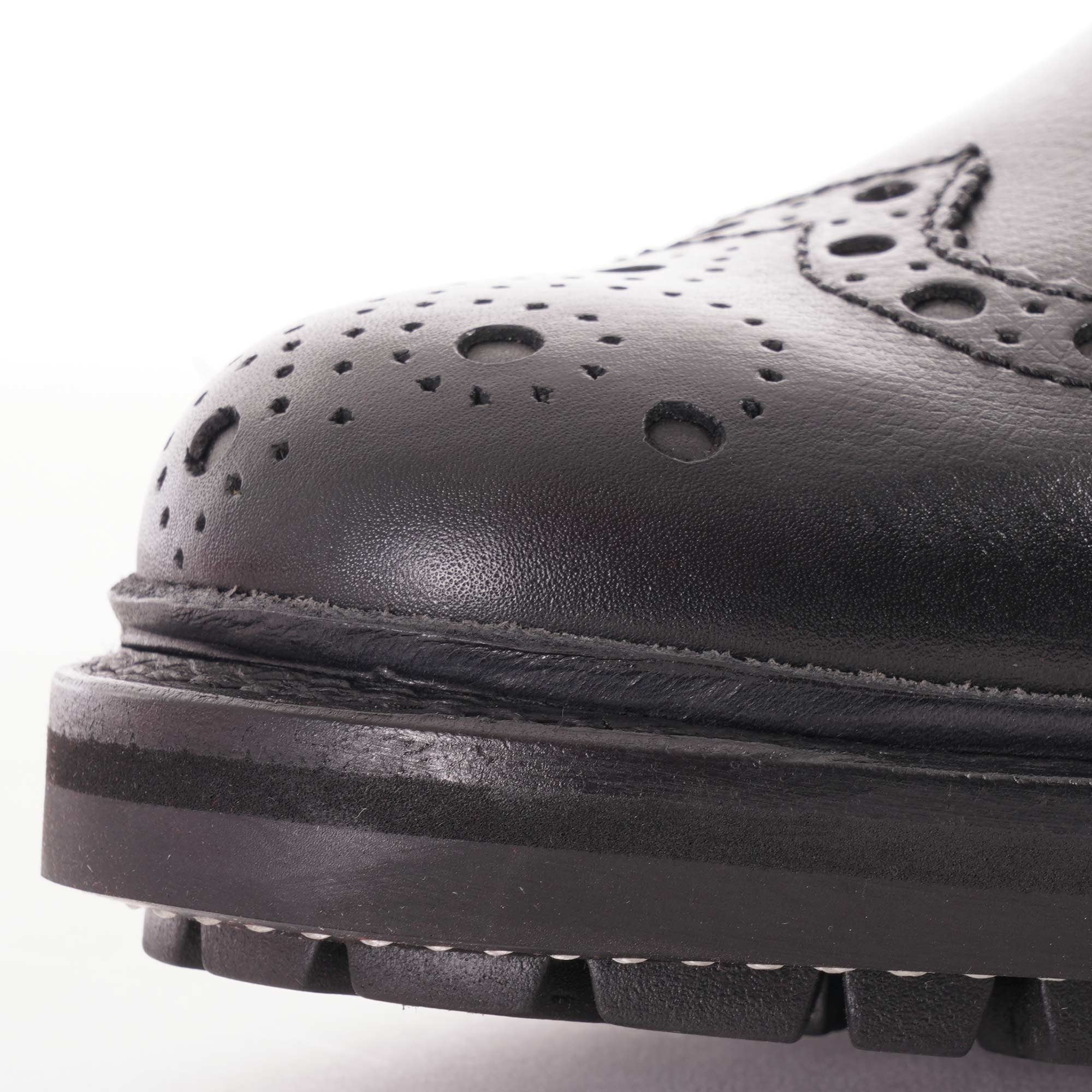 Grenson Fred Brogue Boot - Black