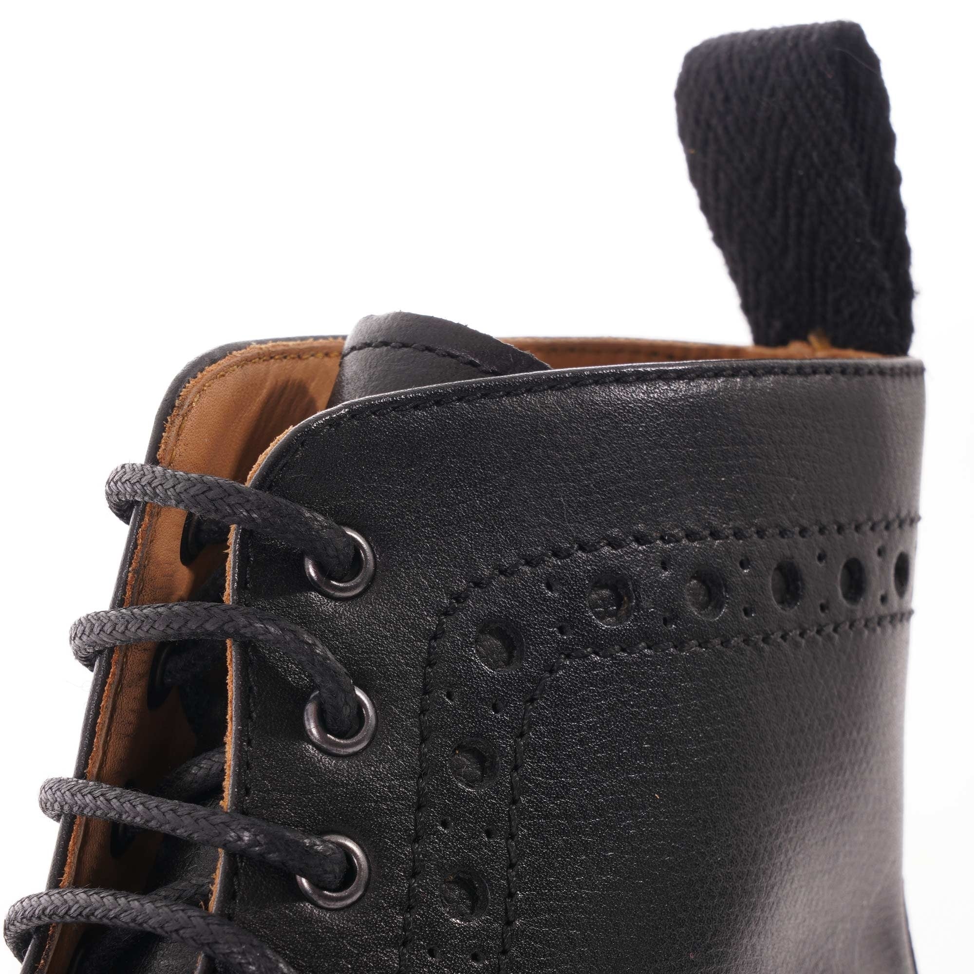 Grenson Fred Brogue Boot - Black