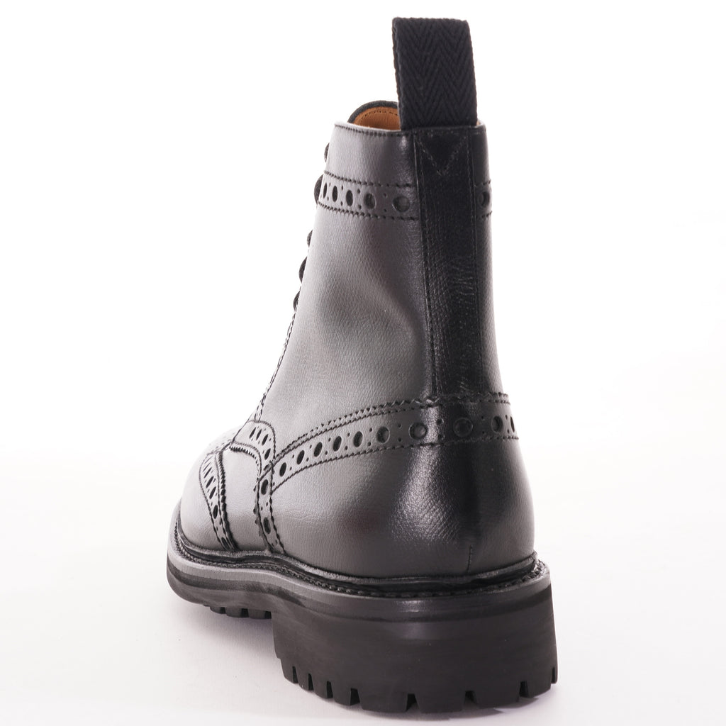 Grenson Fred Brogue Boot - Black