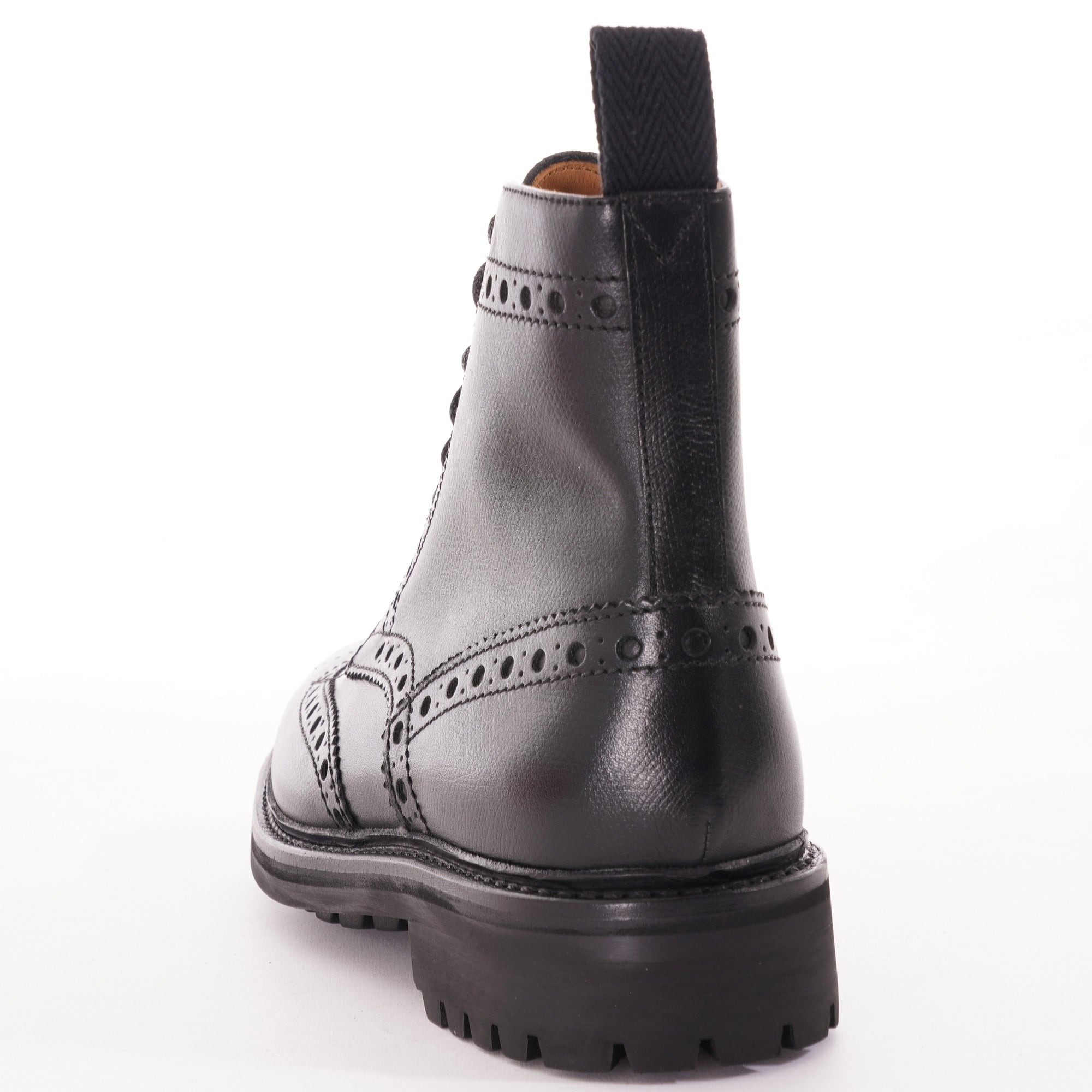 Grenson Fred Brogue Boot - Black