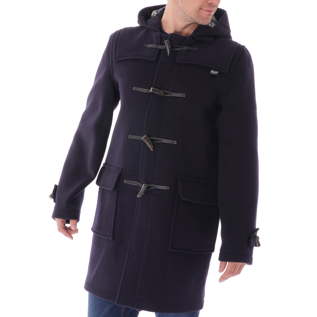 Gloverall Morris Duffle Coat - Navy