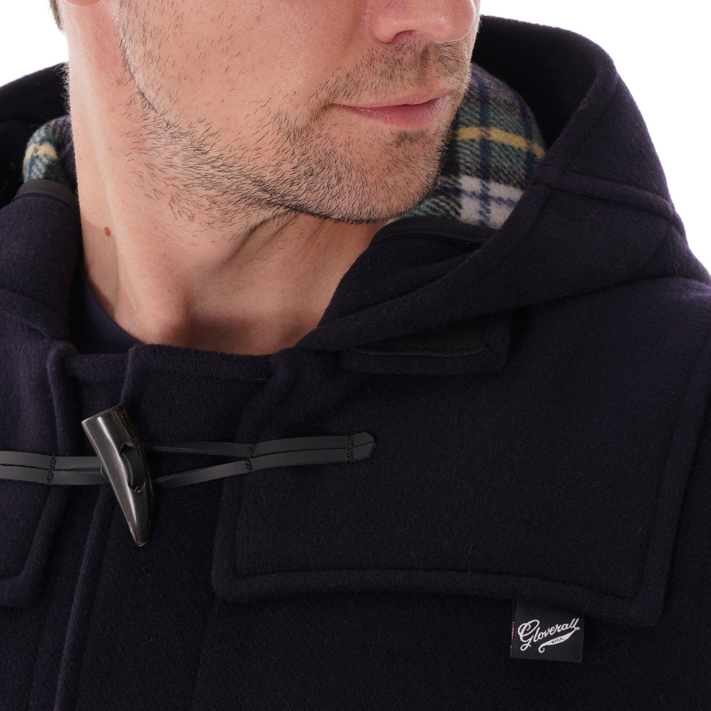 Gloverall Morris Duffle Coat - Navy
