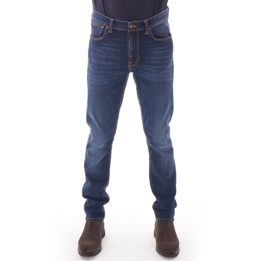 Nudie Jeans Denim Lean Dean Jeans - Dark Deep