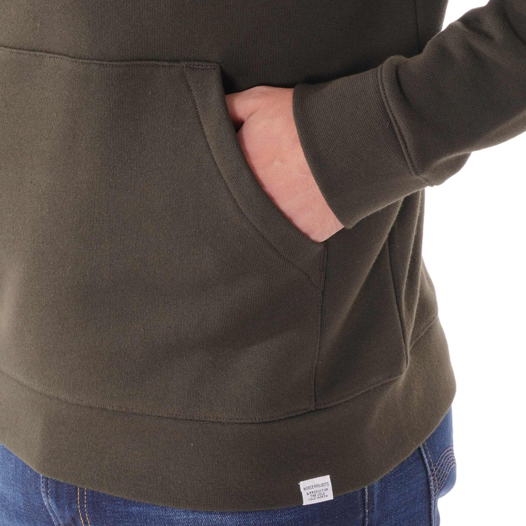 Norse Projects Vagn Classic Hoodie - Beech Green