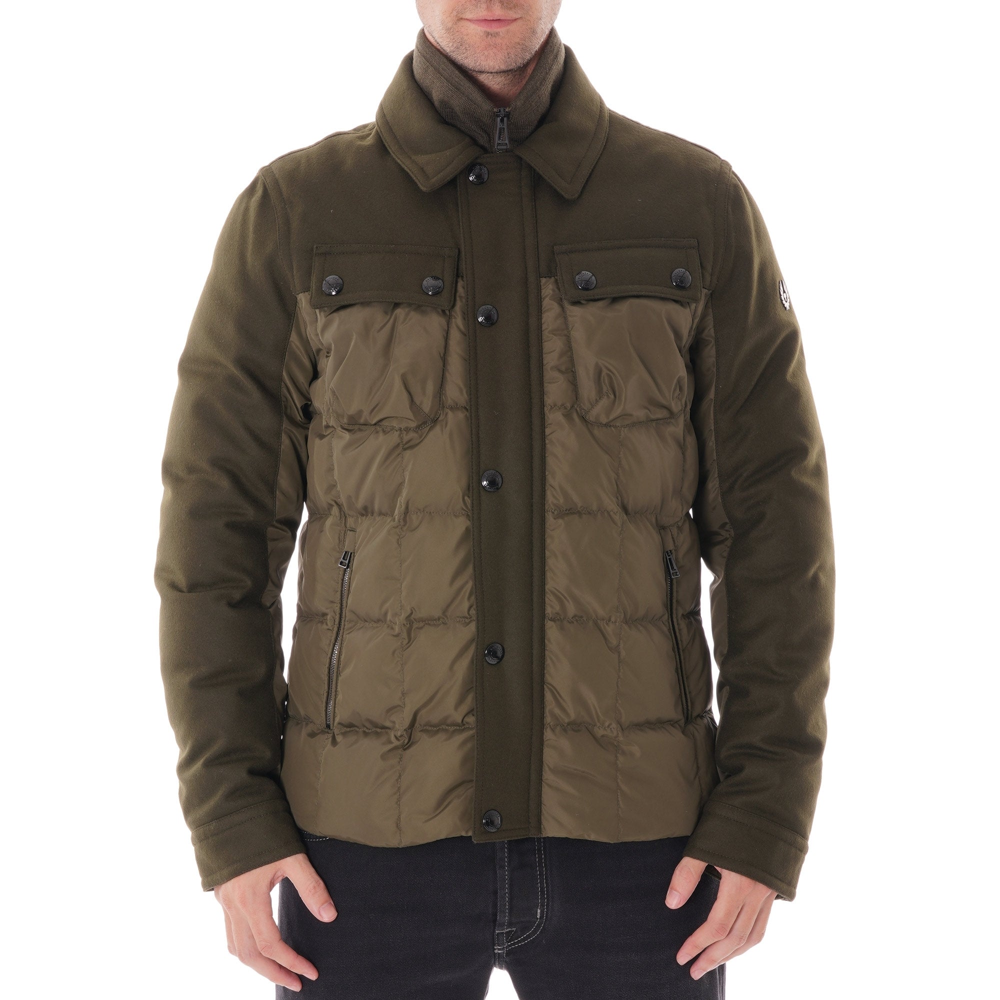 Belstaff Retreat Quilted Jacket - Dark Pine