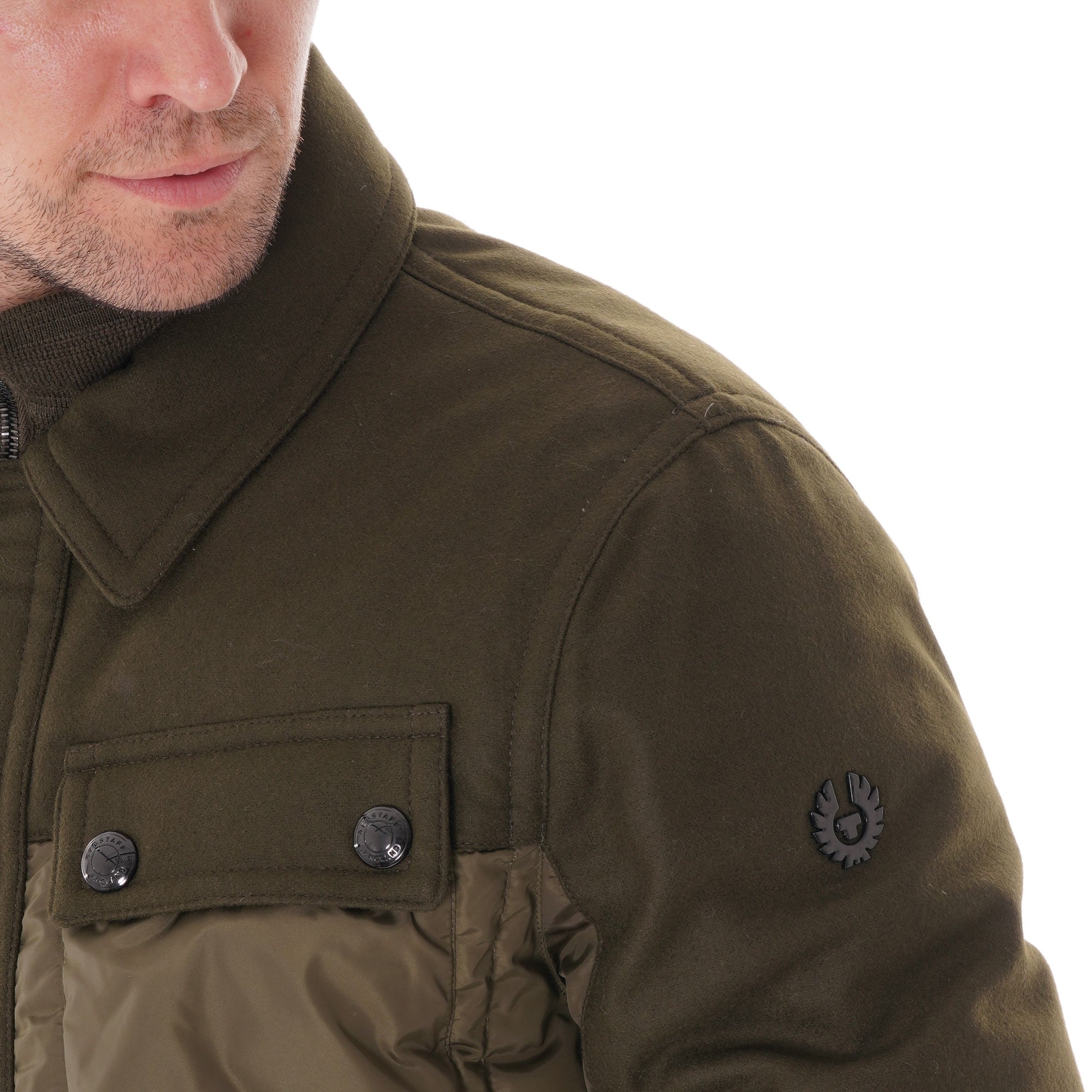 Belstaff Retreat Quilted Jacket - Dark Pine