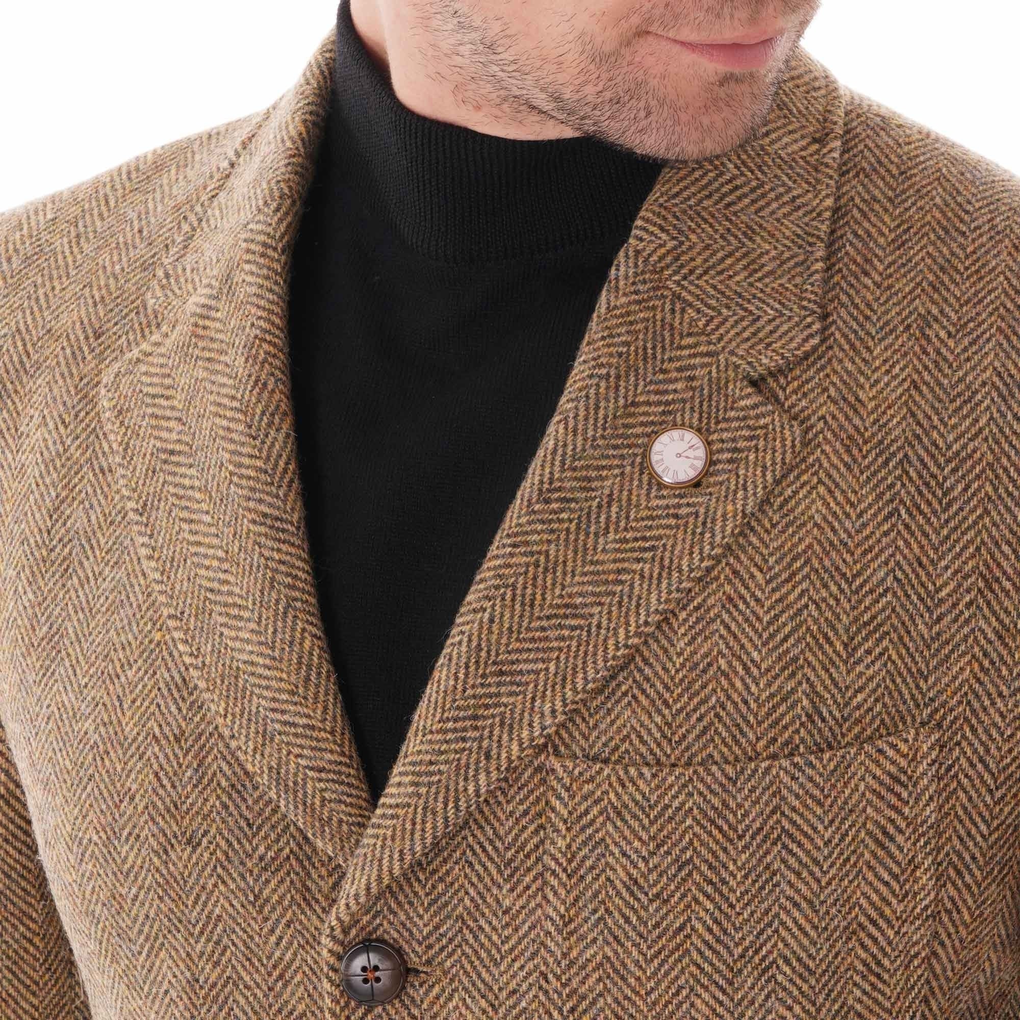 Gibson London Herringbone Jacket - Gold