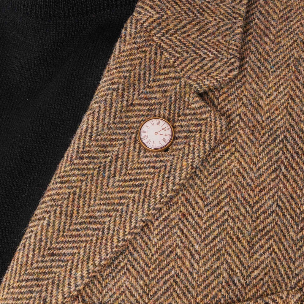 Gibson London Herringbone Jacket - Gold