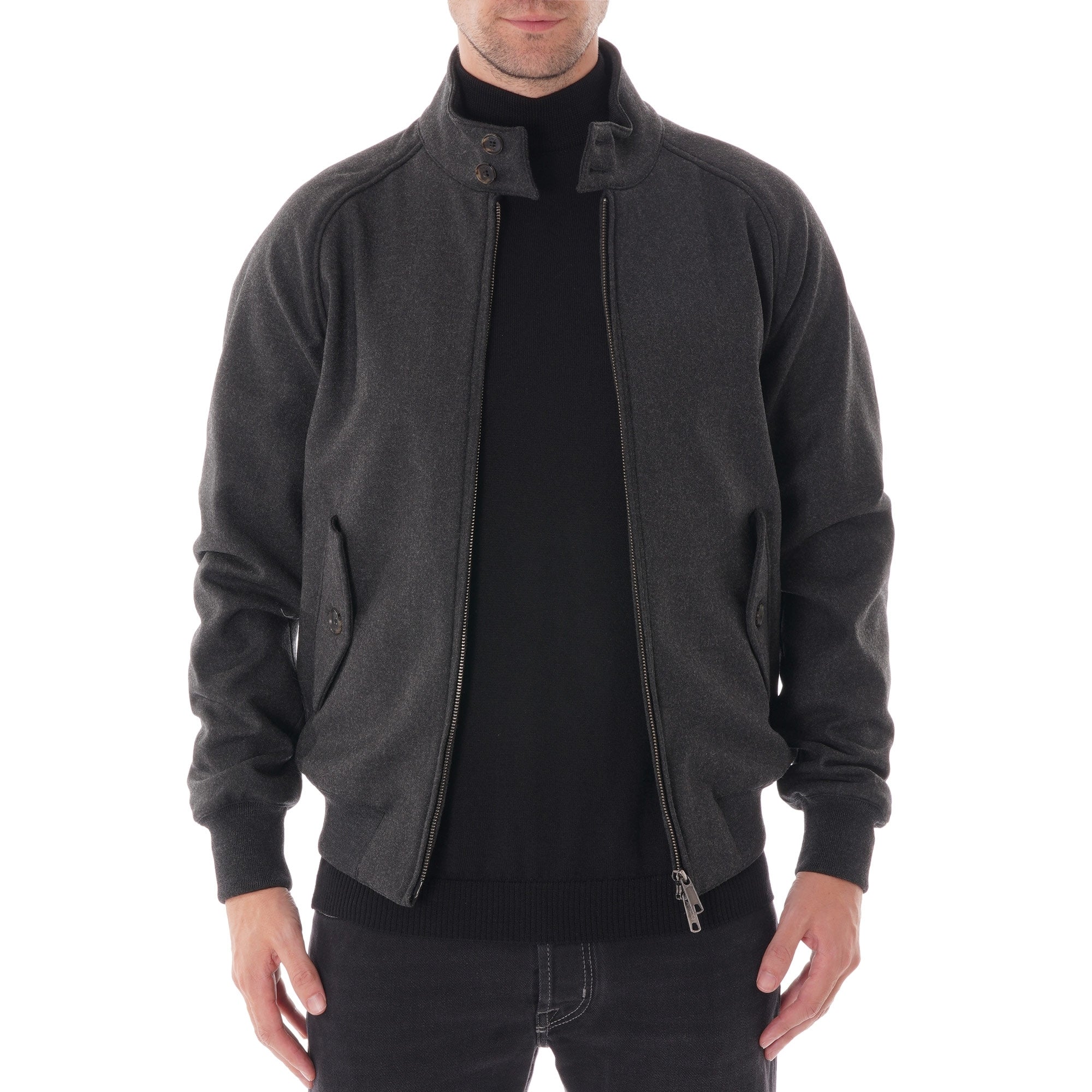 Baracuta G9 Wool Jacket - Dark Grey