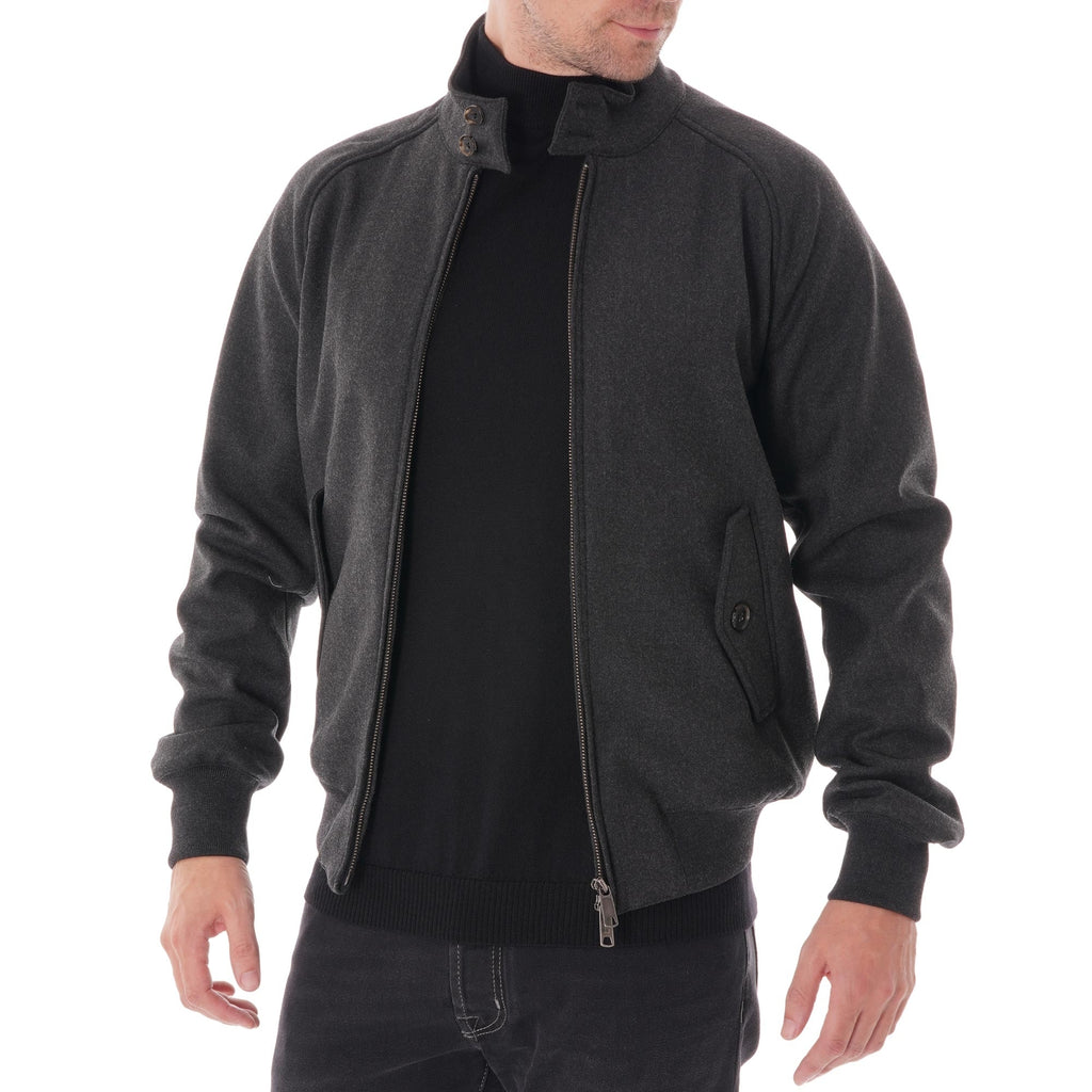 Baracuta G9 Wool Jacket - Dark Grey