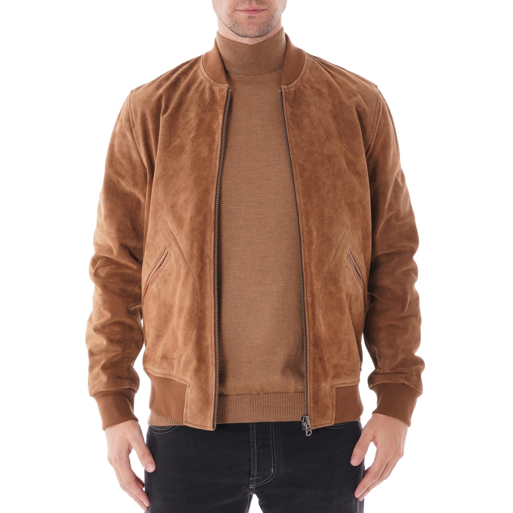 Chevignon Naval Cuir Jacket - Marron