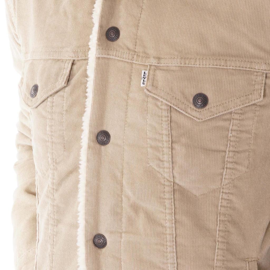 Levi's® Sherpa Trucker Jacket - True Chino Cord