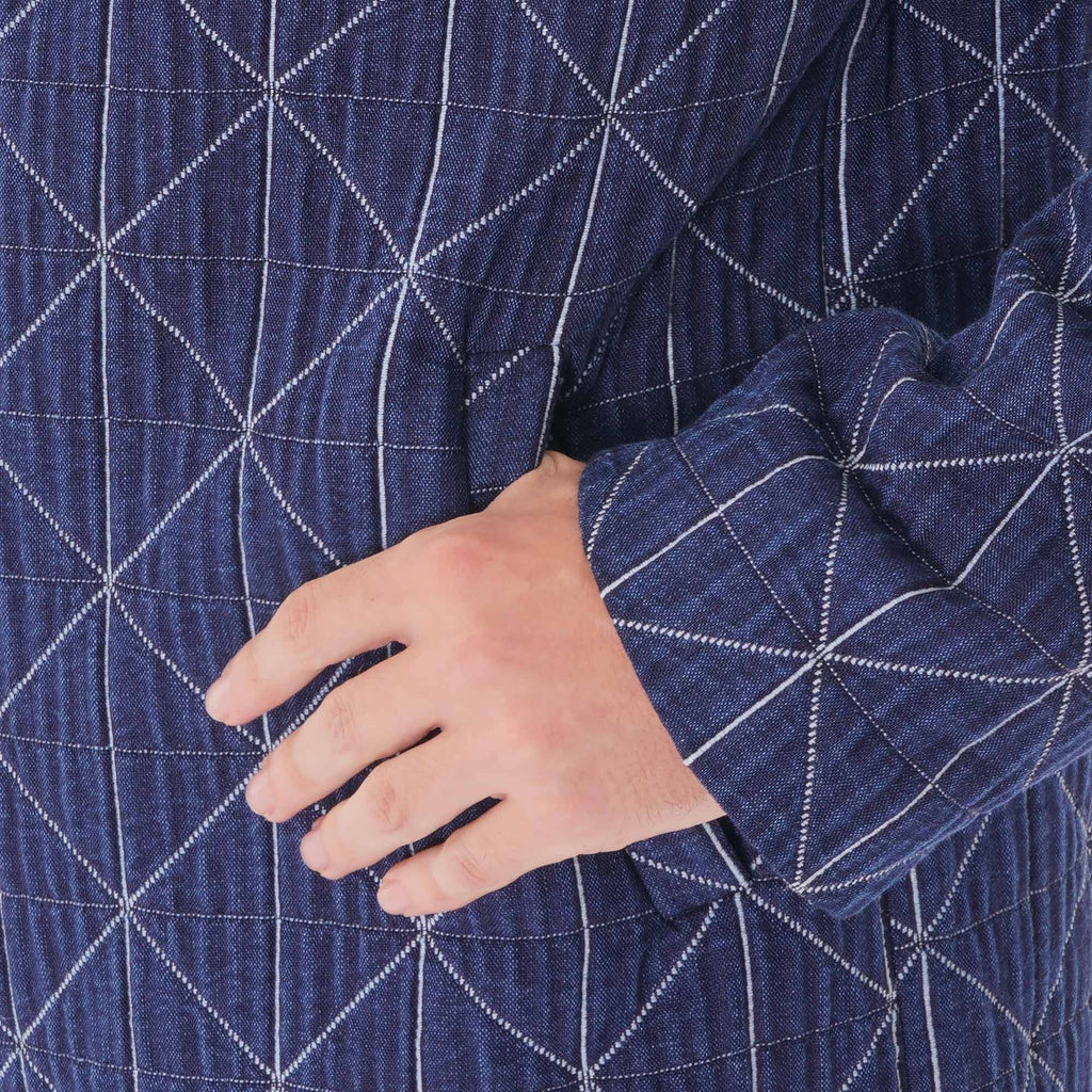 Wax London Rothko Jacket - Indigo