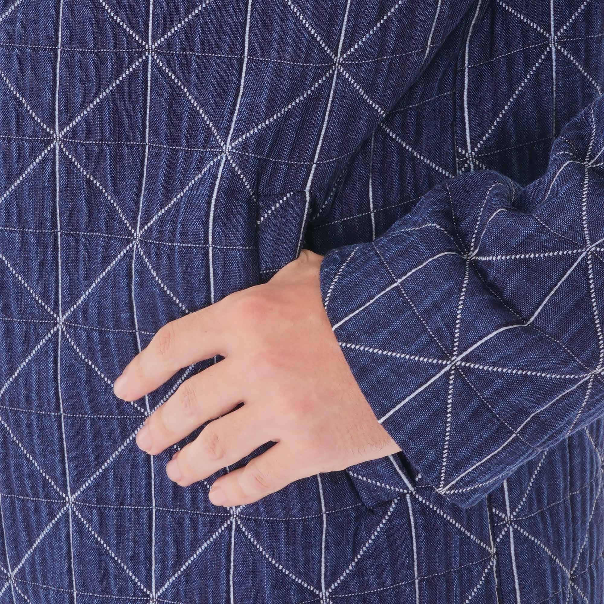 Wax London Rothko Jacket - Indigo