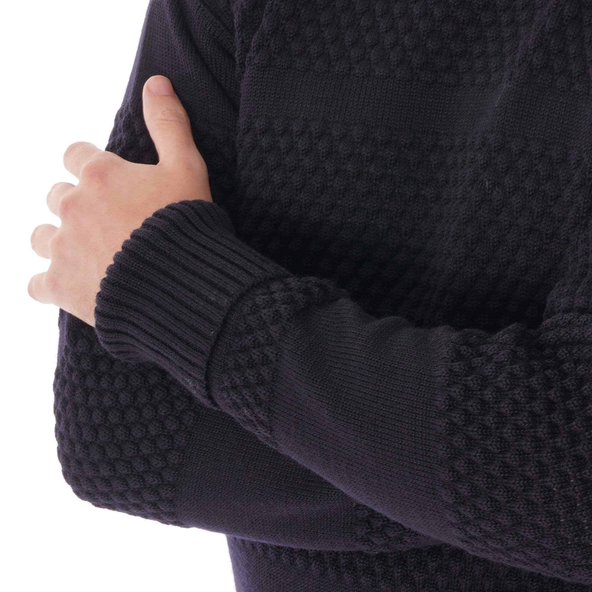 S.N.S Herning Fisherman Sweater - Navy