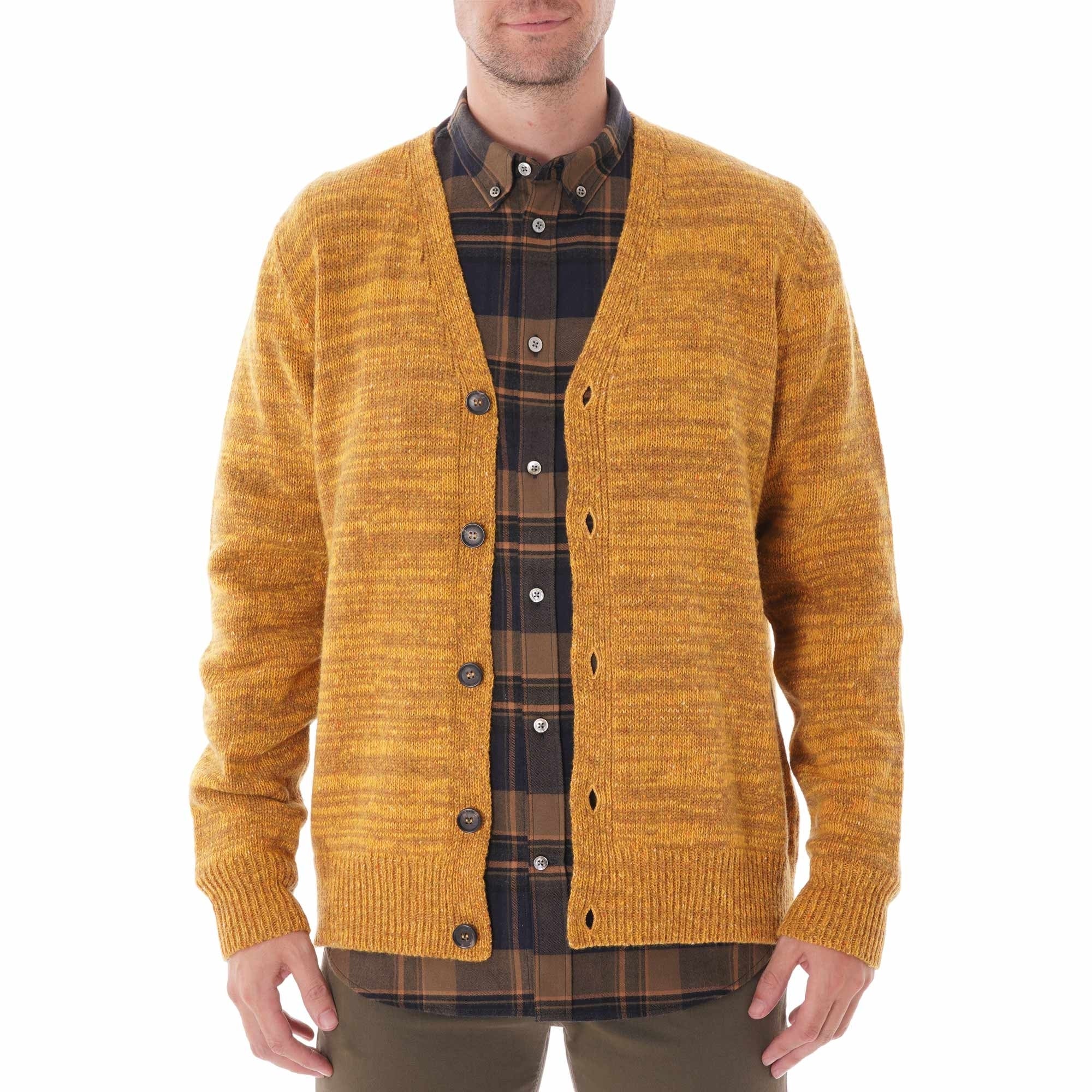 Norse Projects Adam Cardigan Neps - Yellow