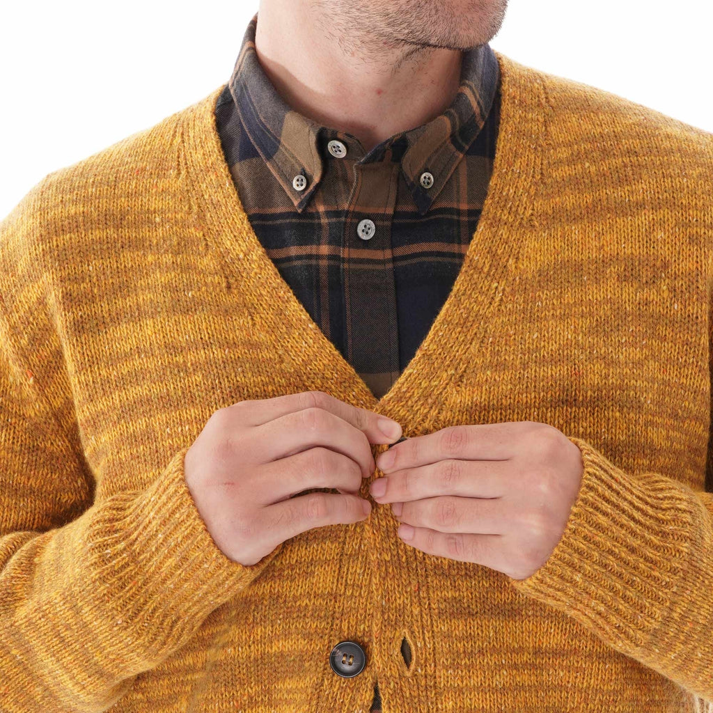 Norse Projects Adam Cardigan Neps - Yellow