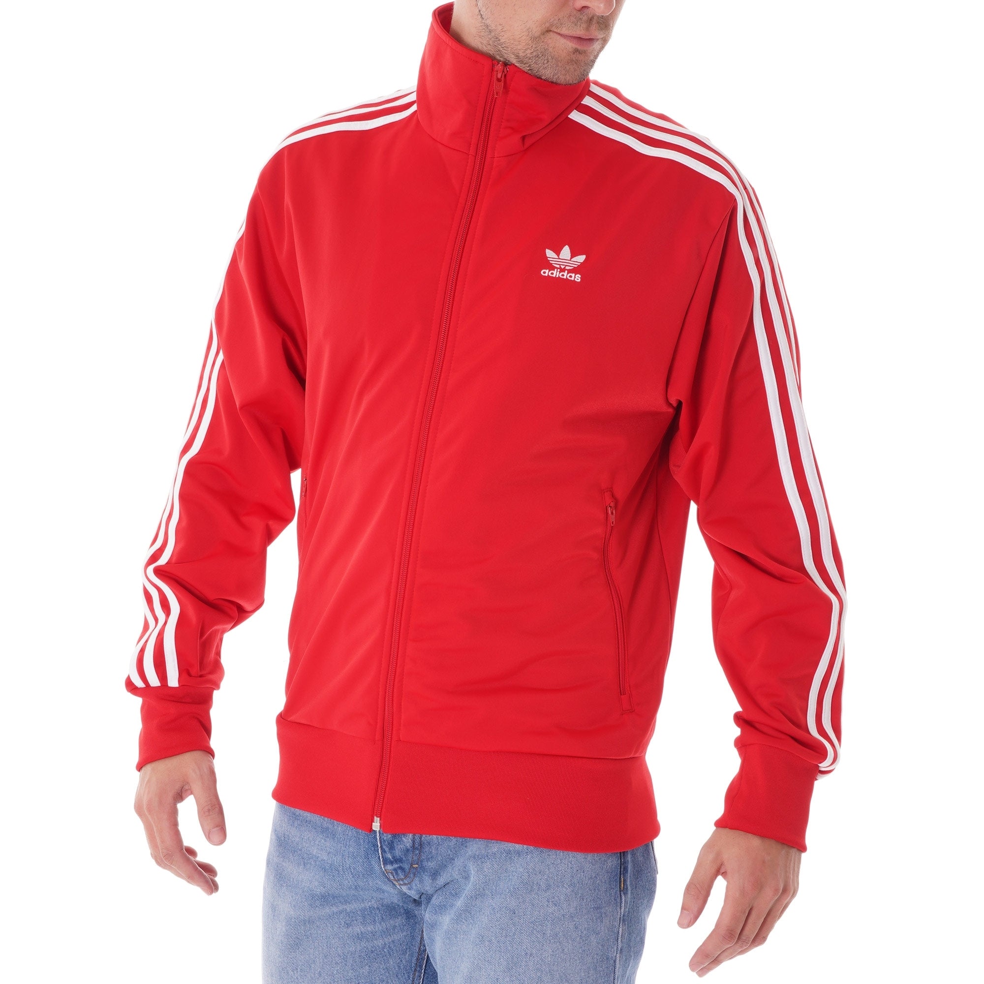 Adidas Originals Firebird Track Top - Scarlet Red