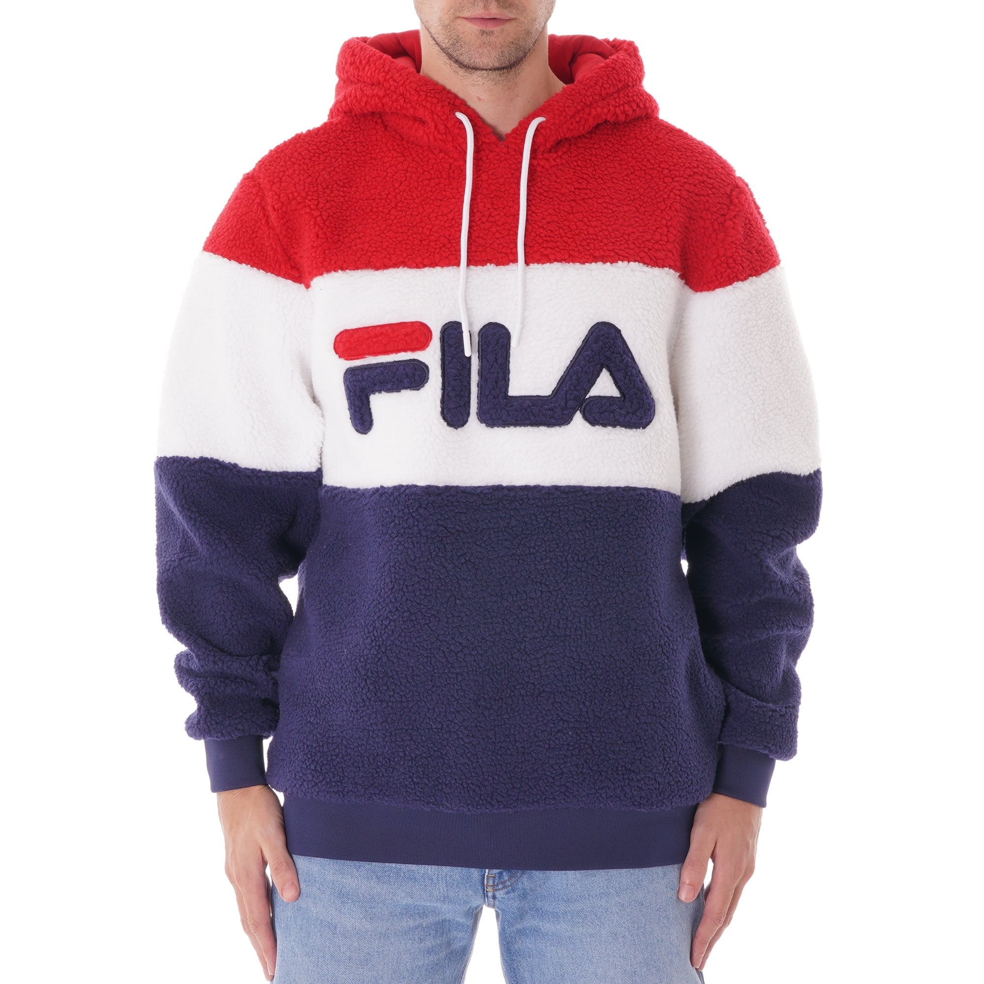 Fila Vintage Boris Hoodie - Peacoat