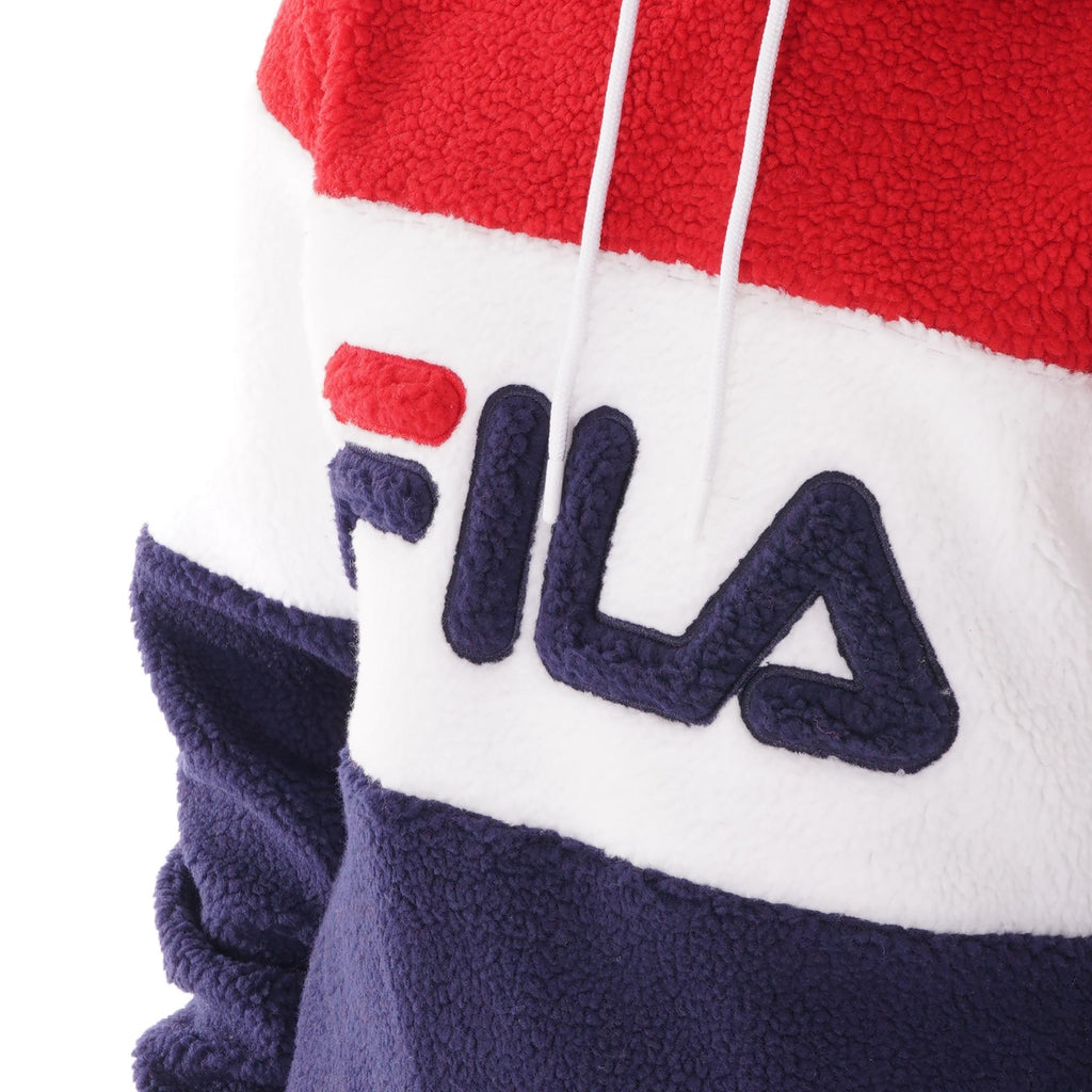 Fila Vintage Boris Hoodie - Peacoat