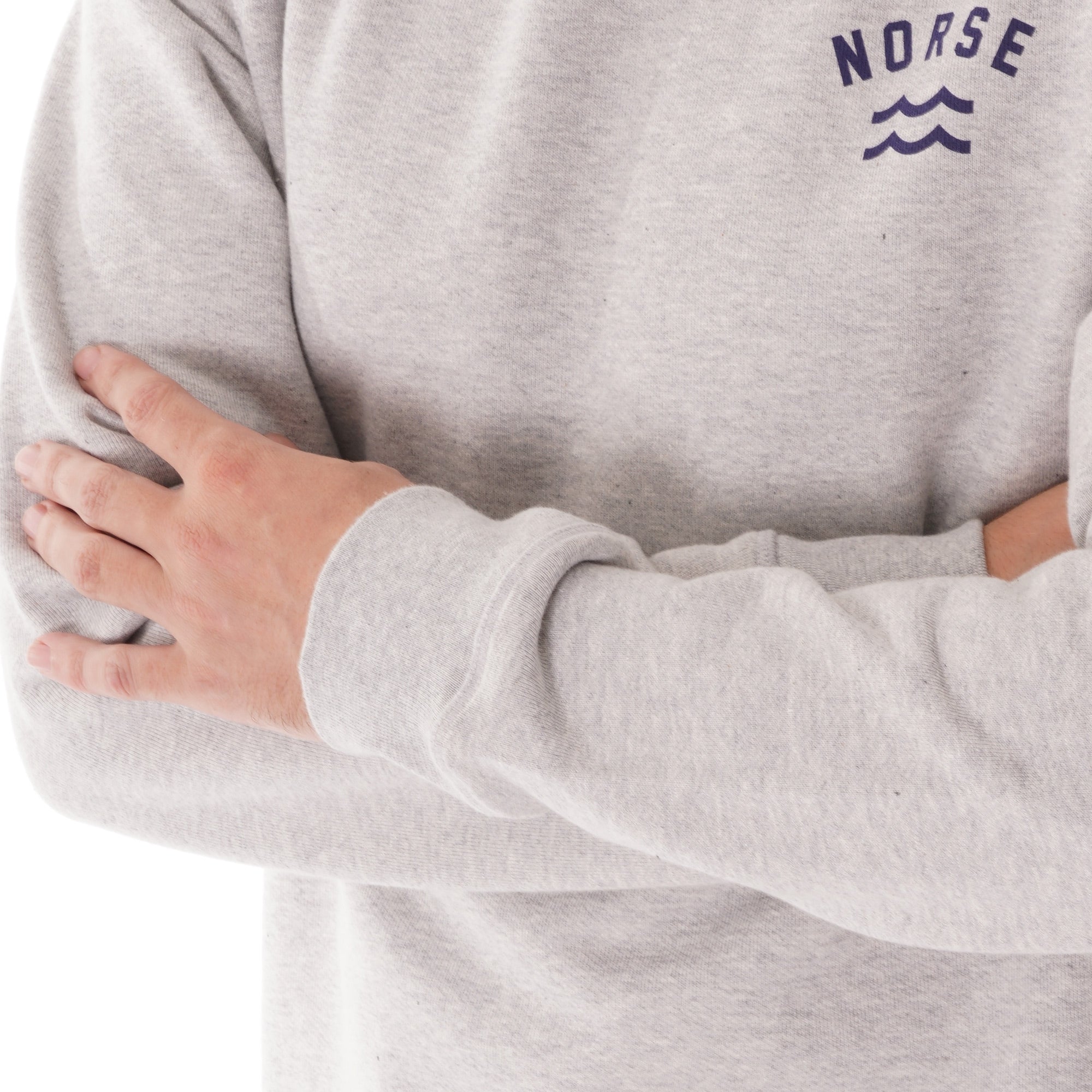 Norse Projects Ketel Ivy Wave Logo - Grey