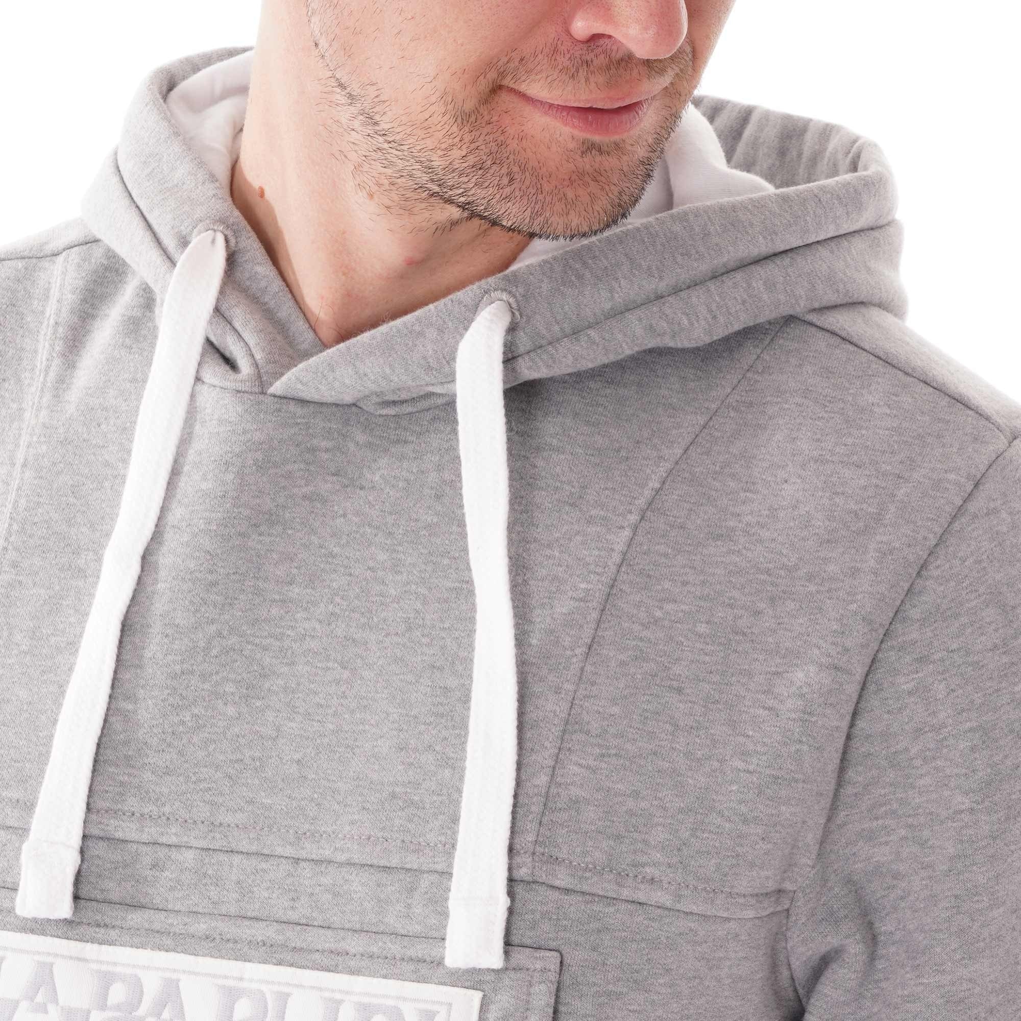 Napapijri Medium Grey Burgee Hoodie
