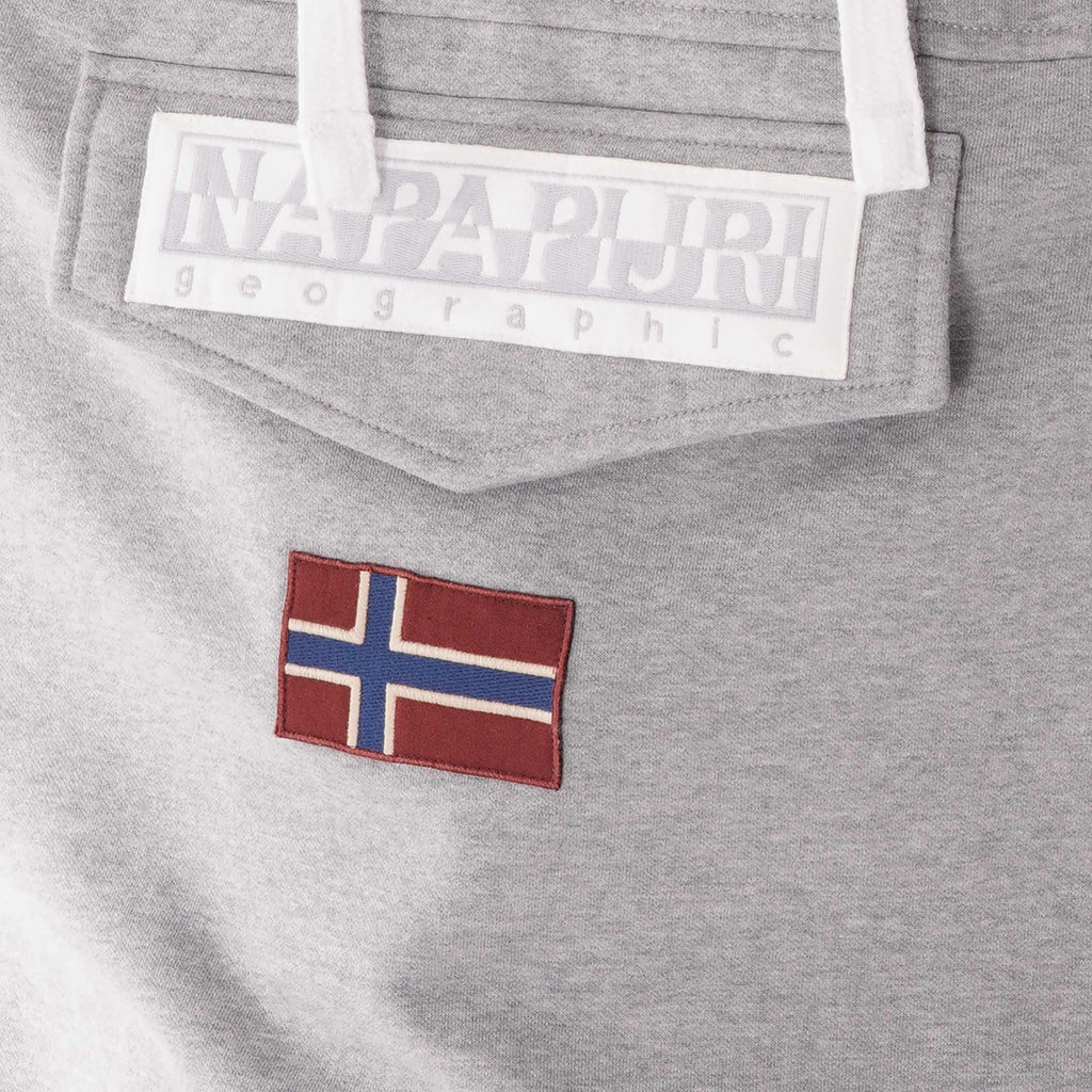 Napapijri Medium Grey Burgee Hoodie