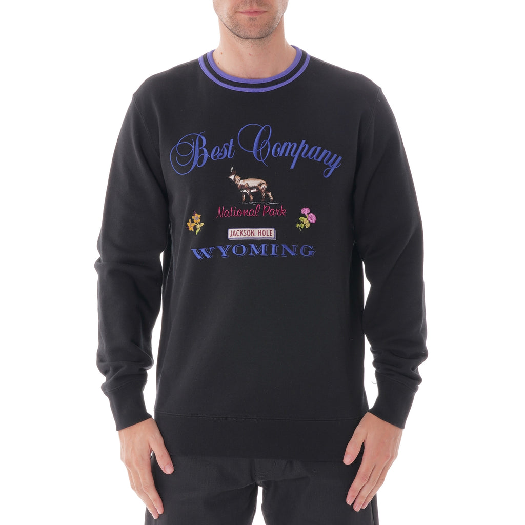 Best Company Wyoming Crew Neck - Nero