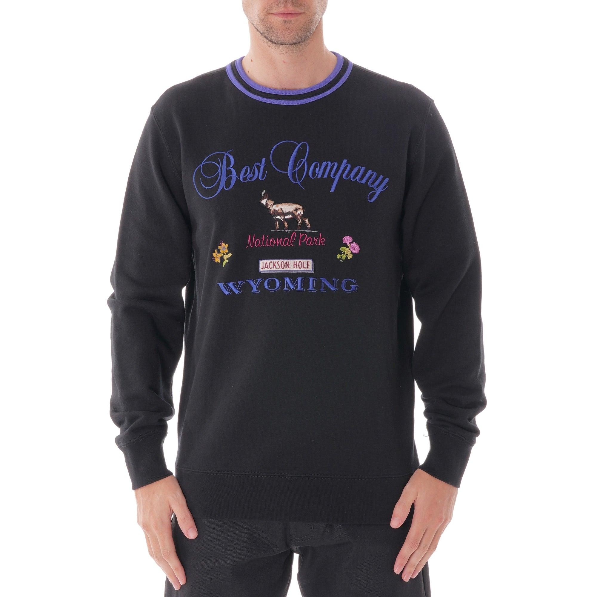 Best Company Wyoming Crew Neck - Nero
