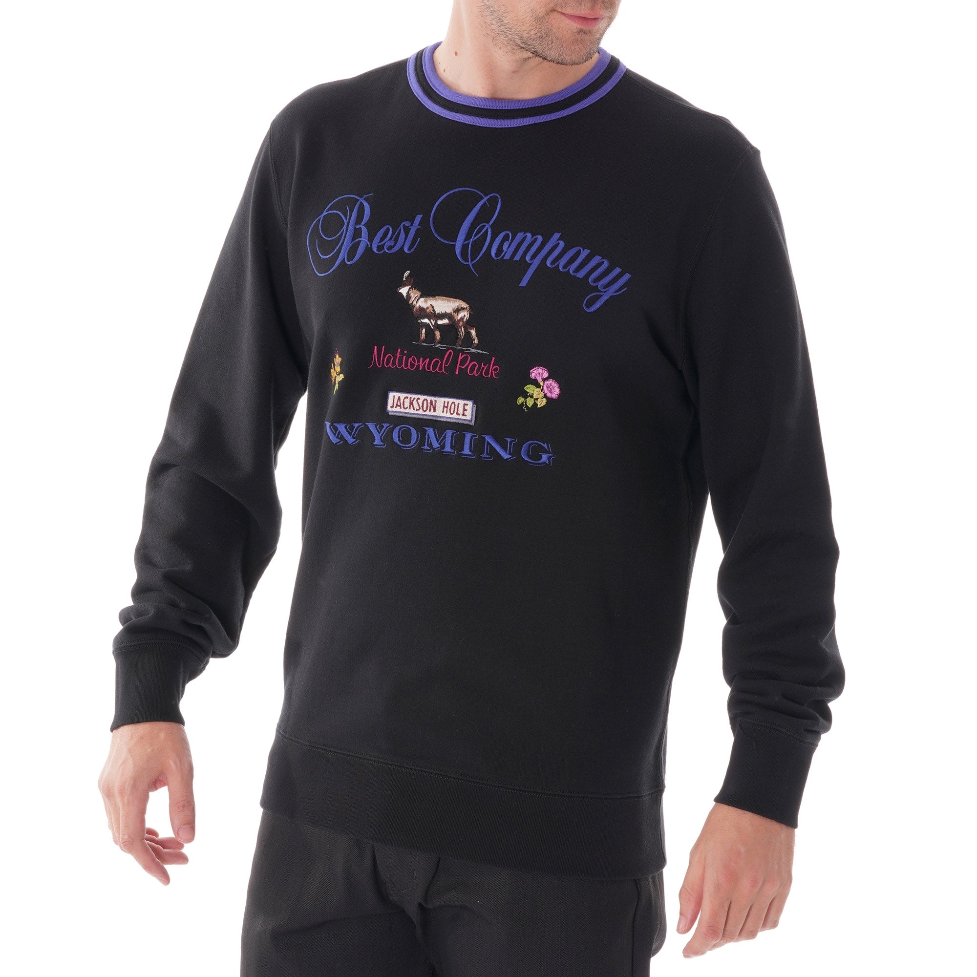 Best Company Wyoming Crew Neck - Nero