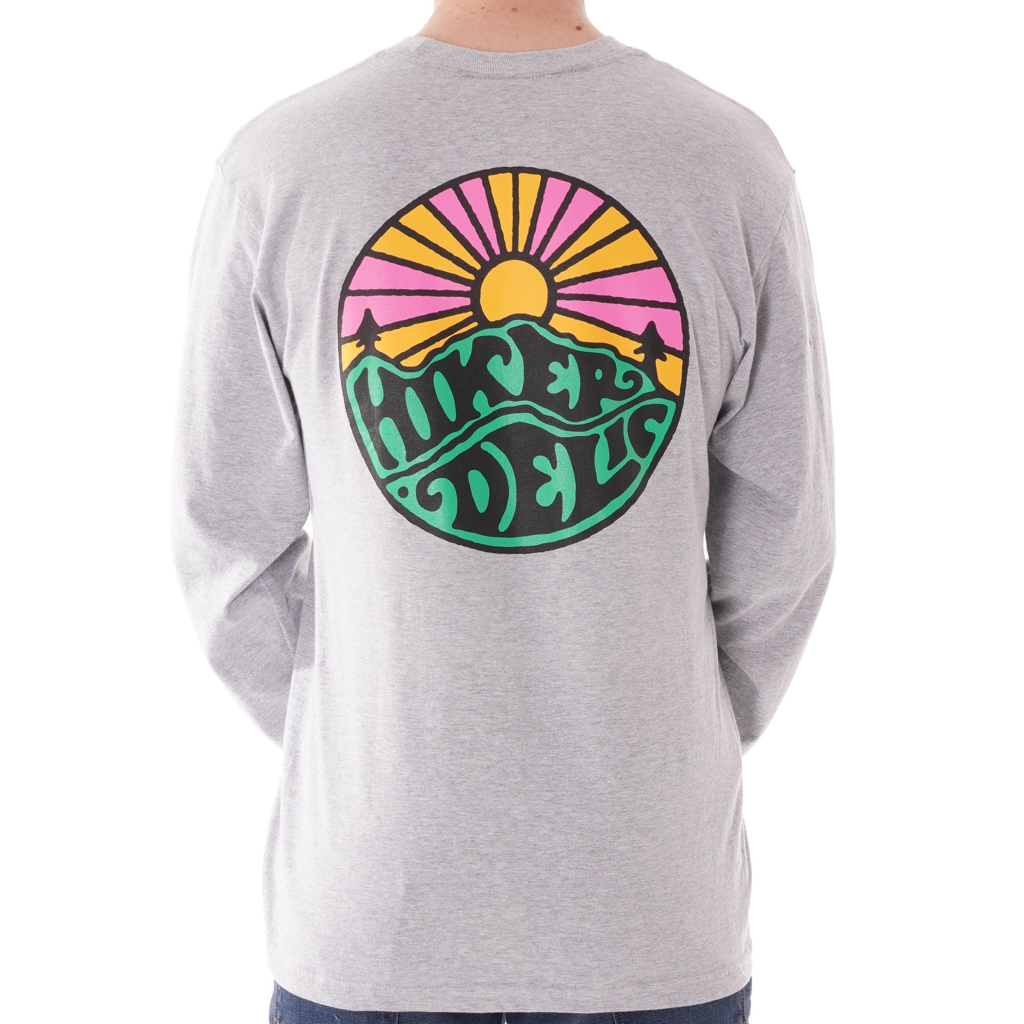 stuartslondon Original Logo Long Sleeve - Grey Marl