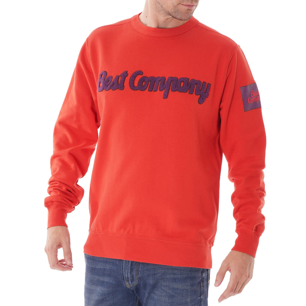 Best Company Crew neck fleece - Rosso