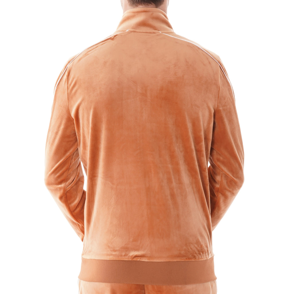 Fila Vintage Velour Lineker Track Top  - Bran