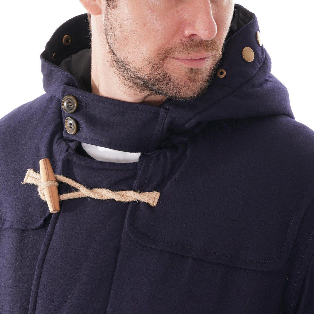 Gloverall Portsmouth Padded Duffle Coat - Navy