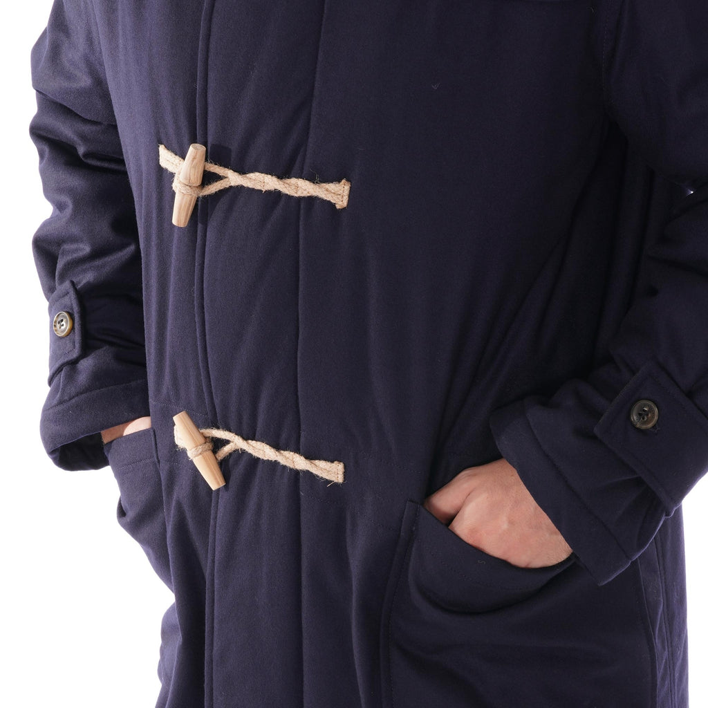 Gloverall Portsmouth Padded Duffle Coat - Navy