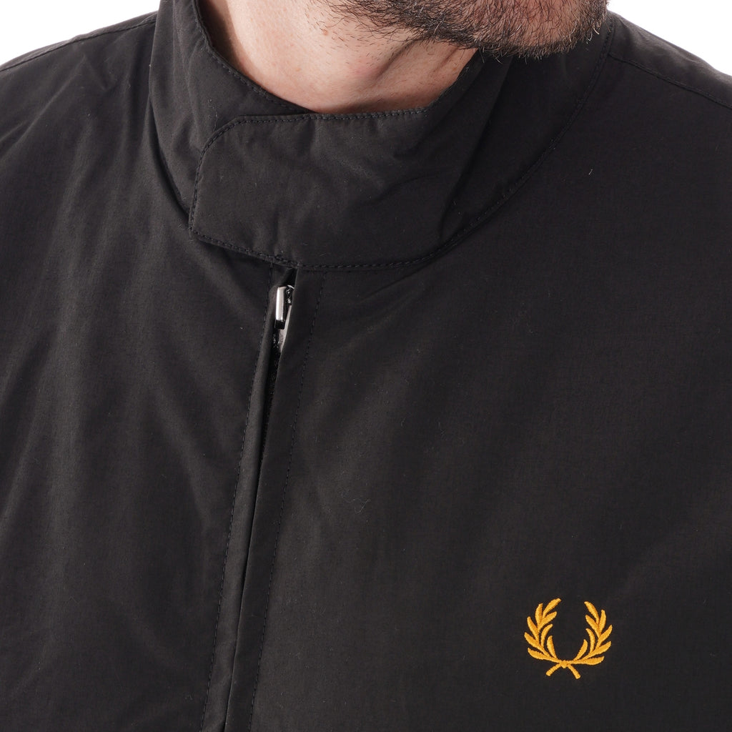 Fred Perry Quilted Harrington - Black
