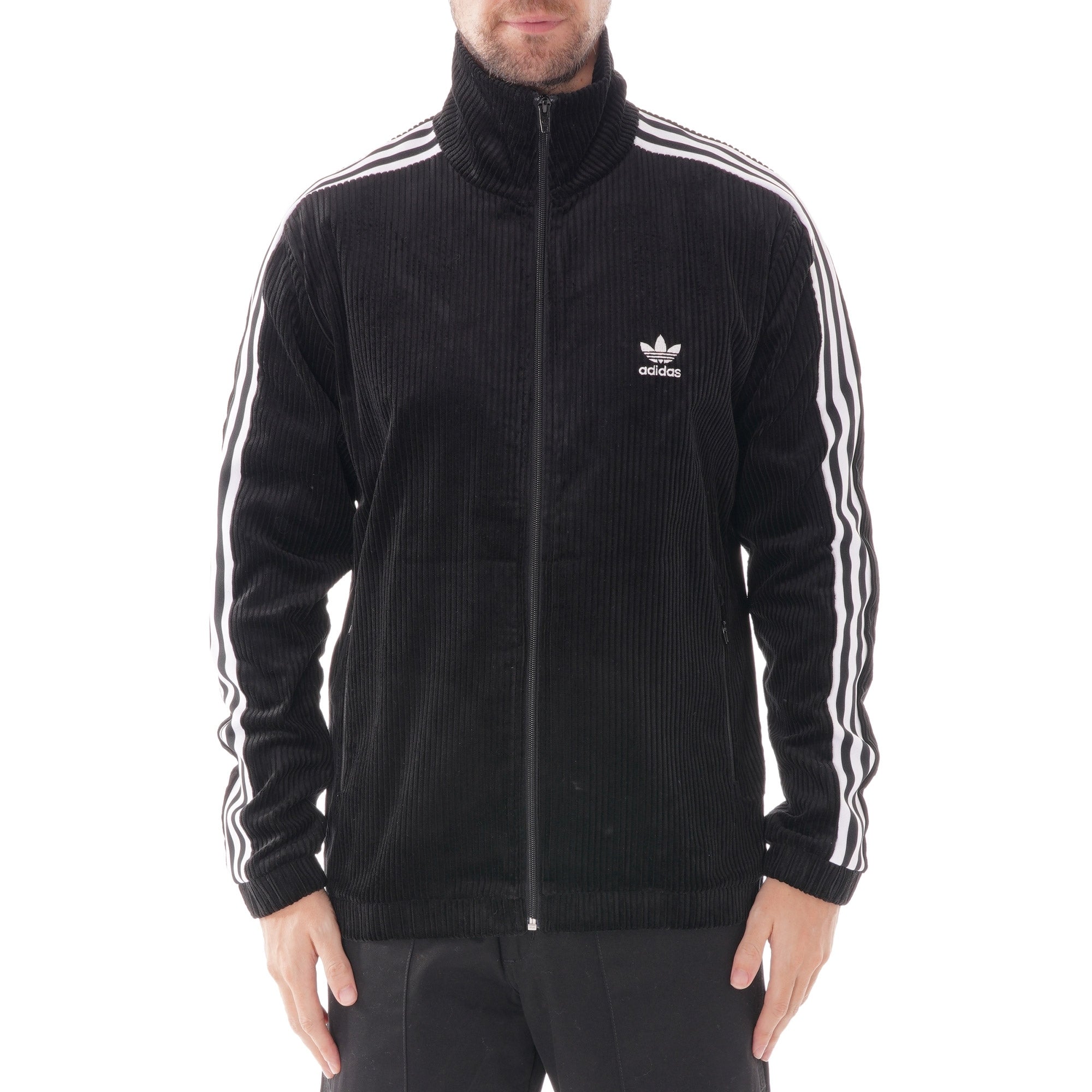 トップス adidas Originals Exclusive BB TRACKTOP Adidas Originals Cord BB Track Top - Black – Stuarts London