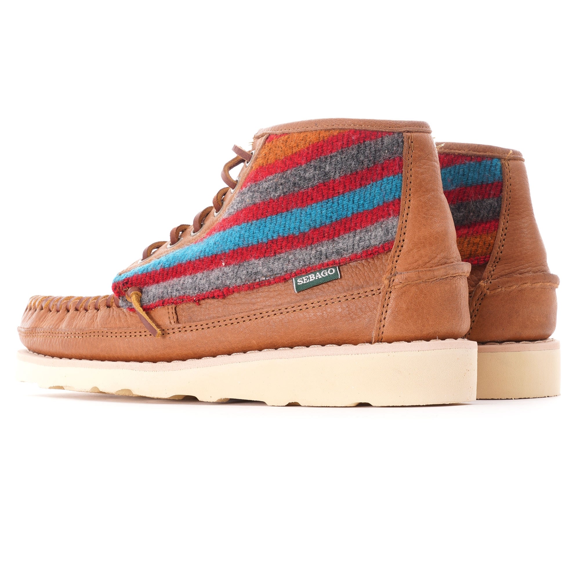 Sebago X Pendleton Seneca Mid - Brown Tan – Stuarts London