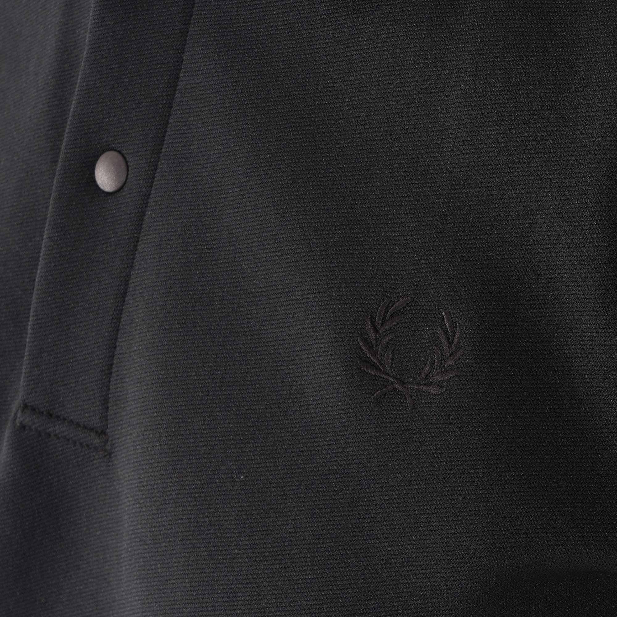 Fred Perry Made in Japan Tuck Detail Polo Shirt - Black