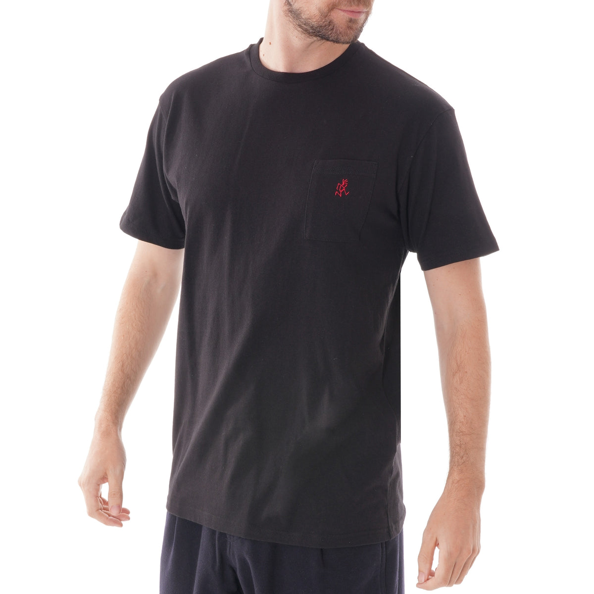 Short sleeve One Point T-shirt - Black – Stuarts London