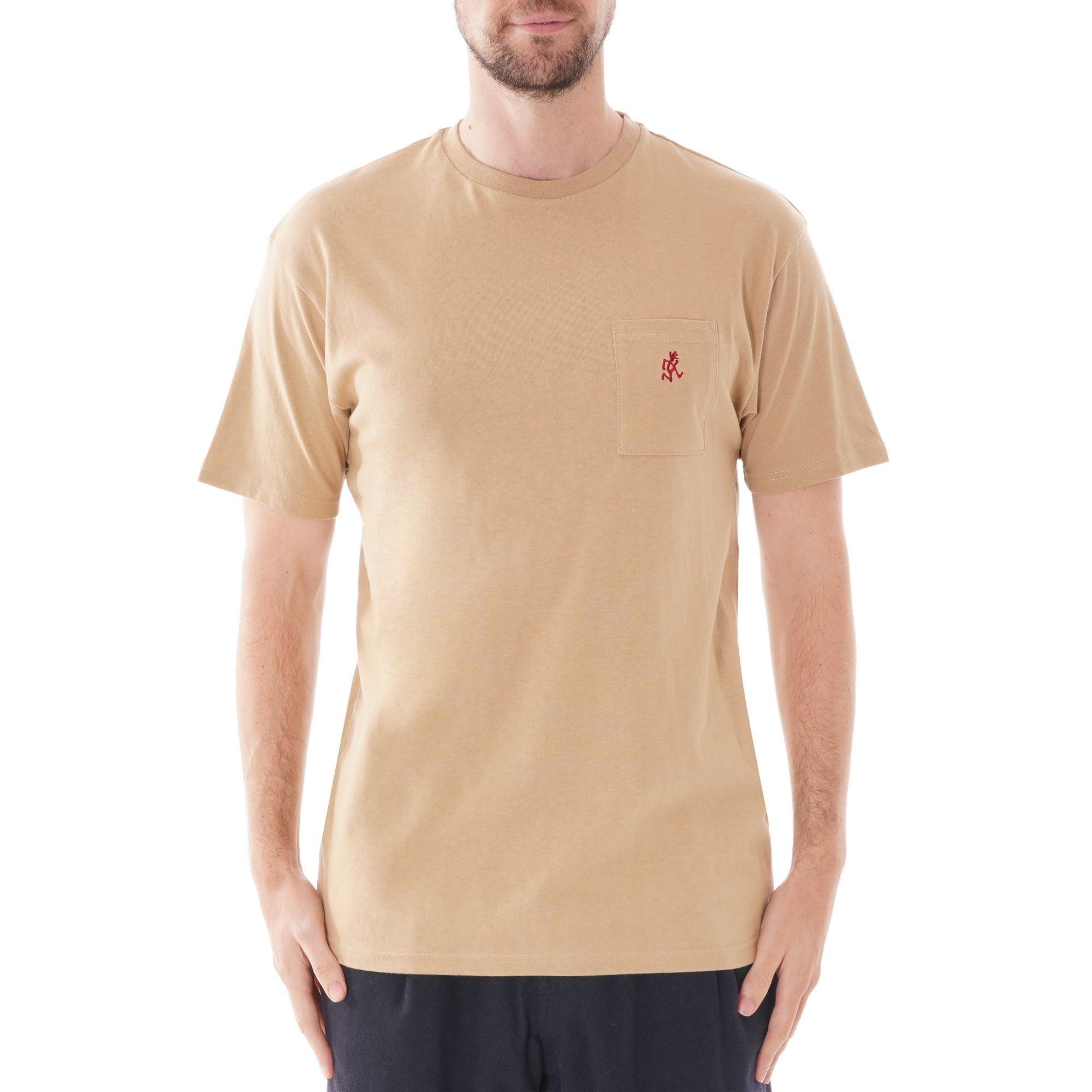 Gramicci Short sleeve One Point T-shirt - Beige