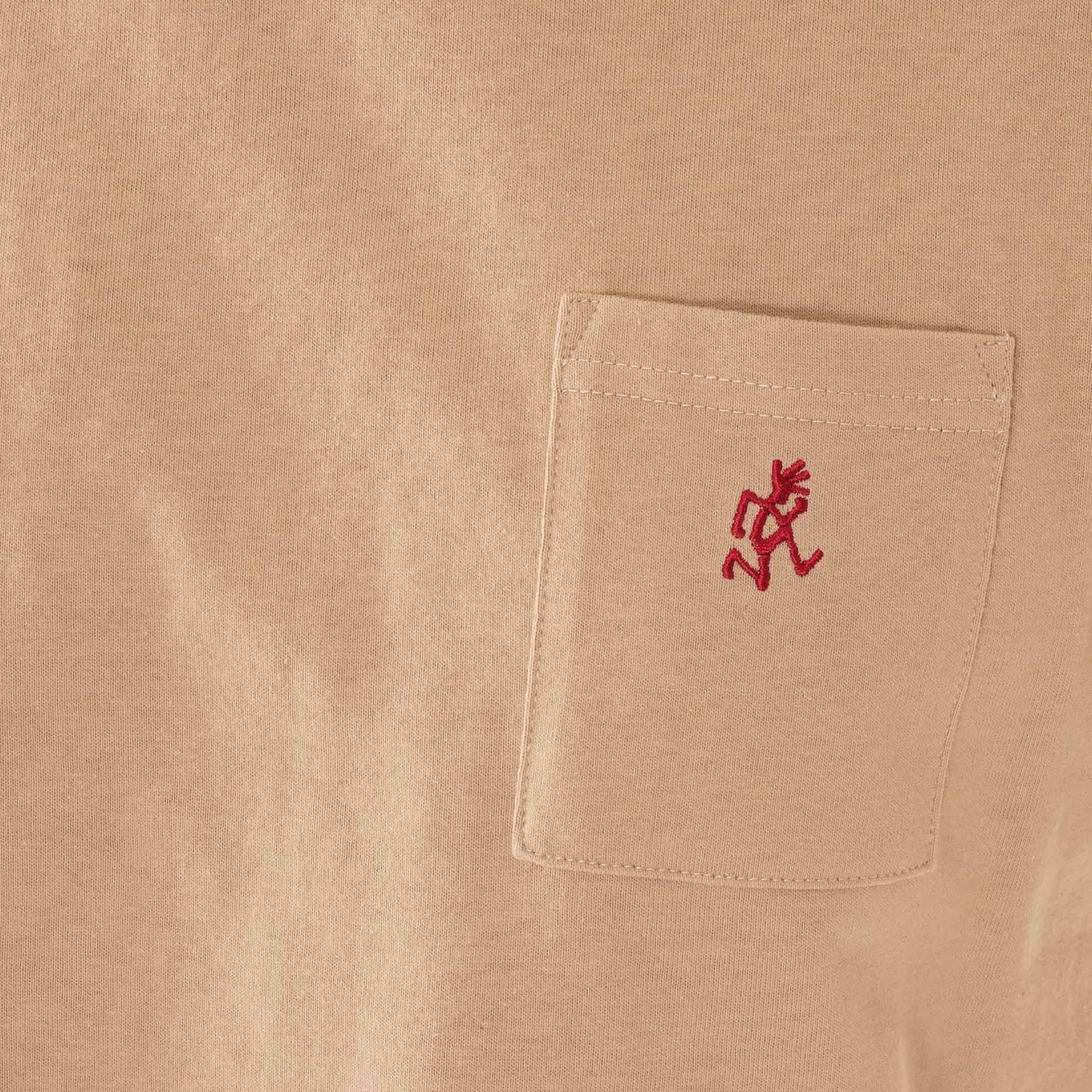 Gramicci Short sleeve One Point T-shirt - Beige