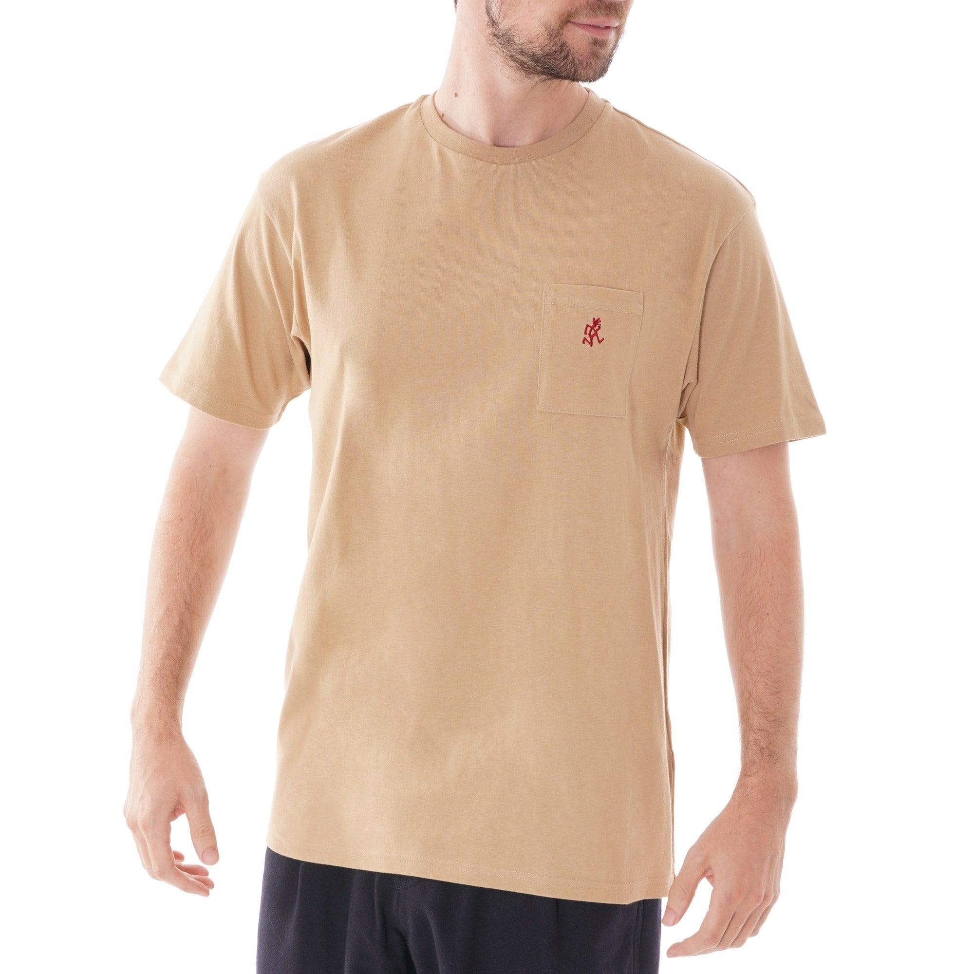 Gramicci Short sleeve One Point T-shirt - Beige