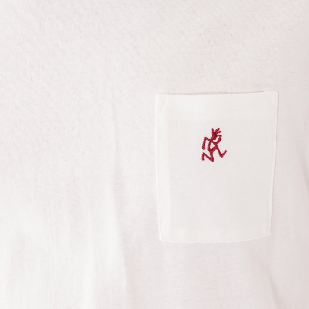 Gramicci Short sleeve One Point T-shirt - White