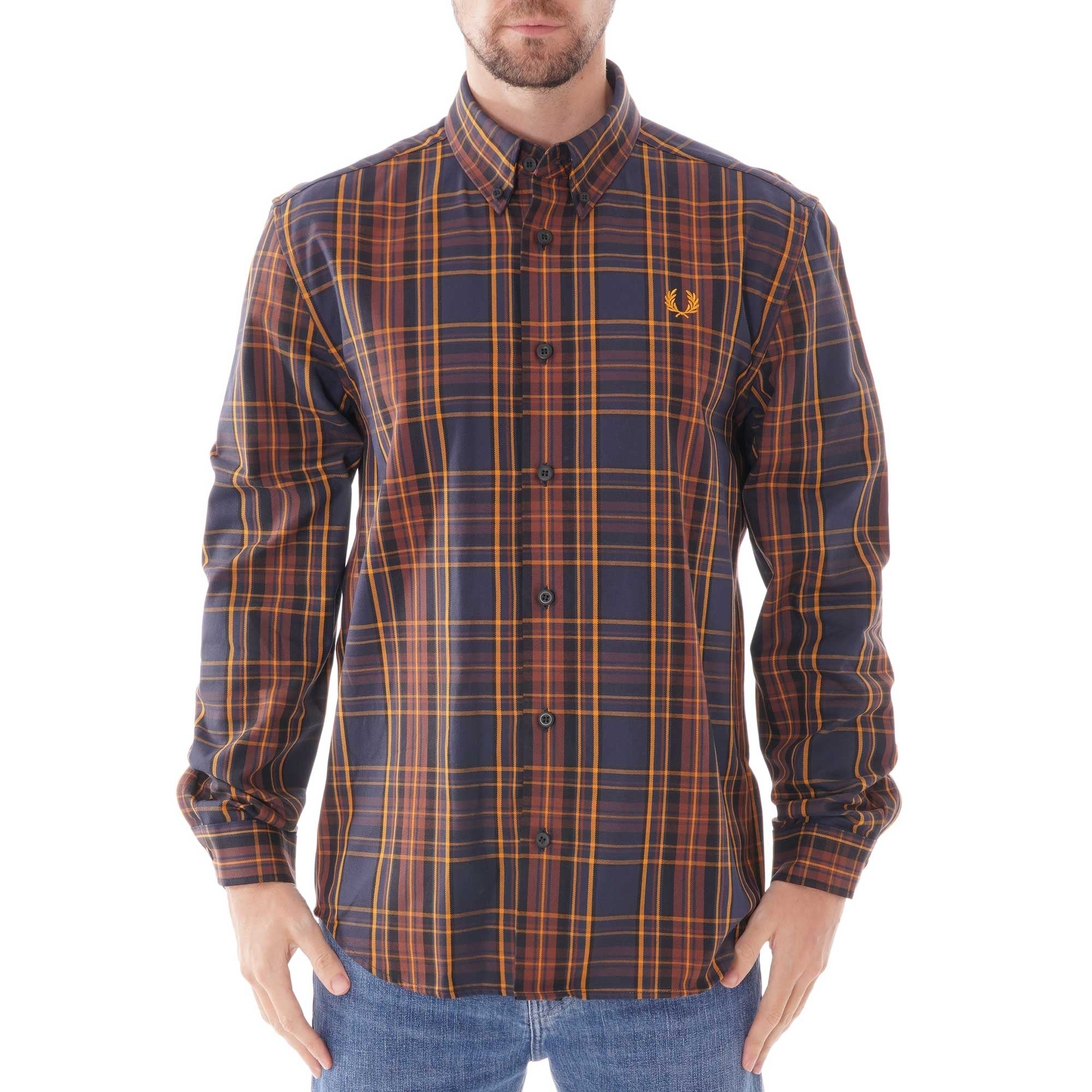 Fred Perry Winter shirt - Midnight Blue