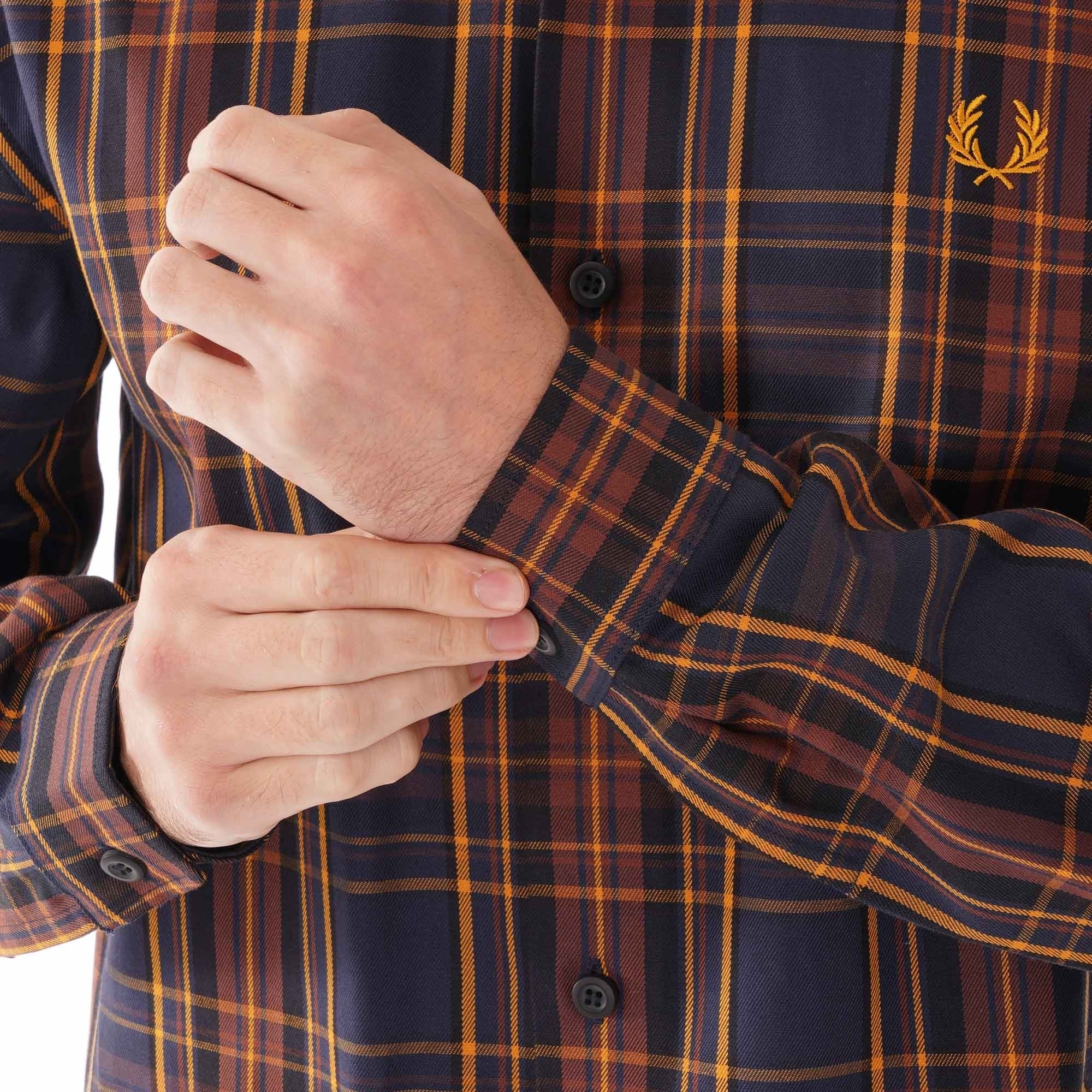 Fred Perry Winter shirt - Midnight Blue